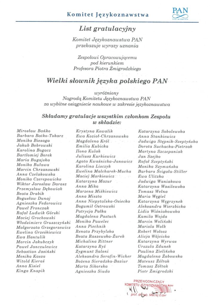 list
